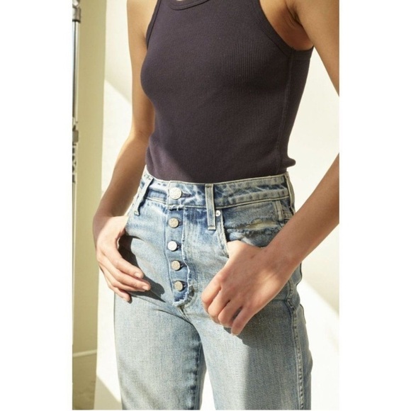 NWT AMO High Rise Kick Crop Jeans in size 30 - Picture 4 of 13